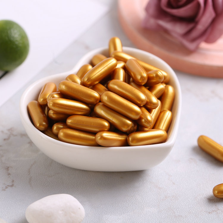Cylindrical Facial Essence Soft Capsule（golden）