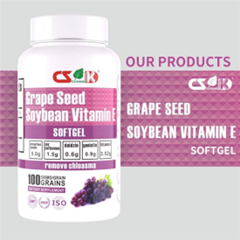Removing chloasma: grape seed soybean vitamin E capsule
