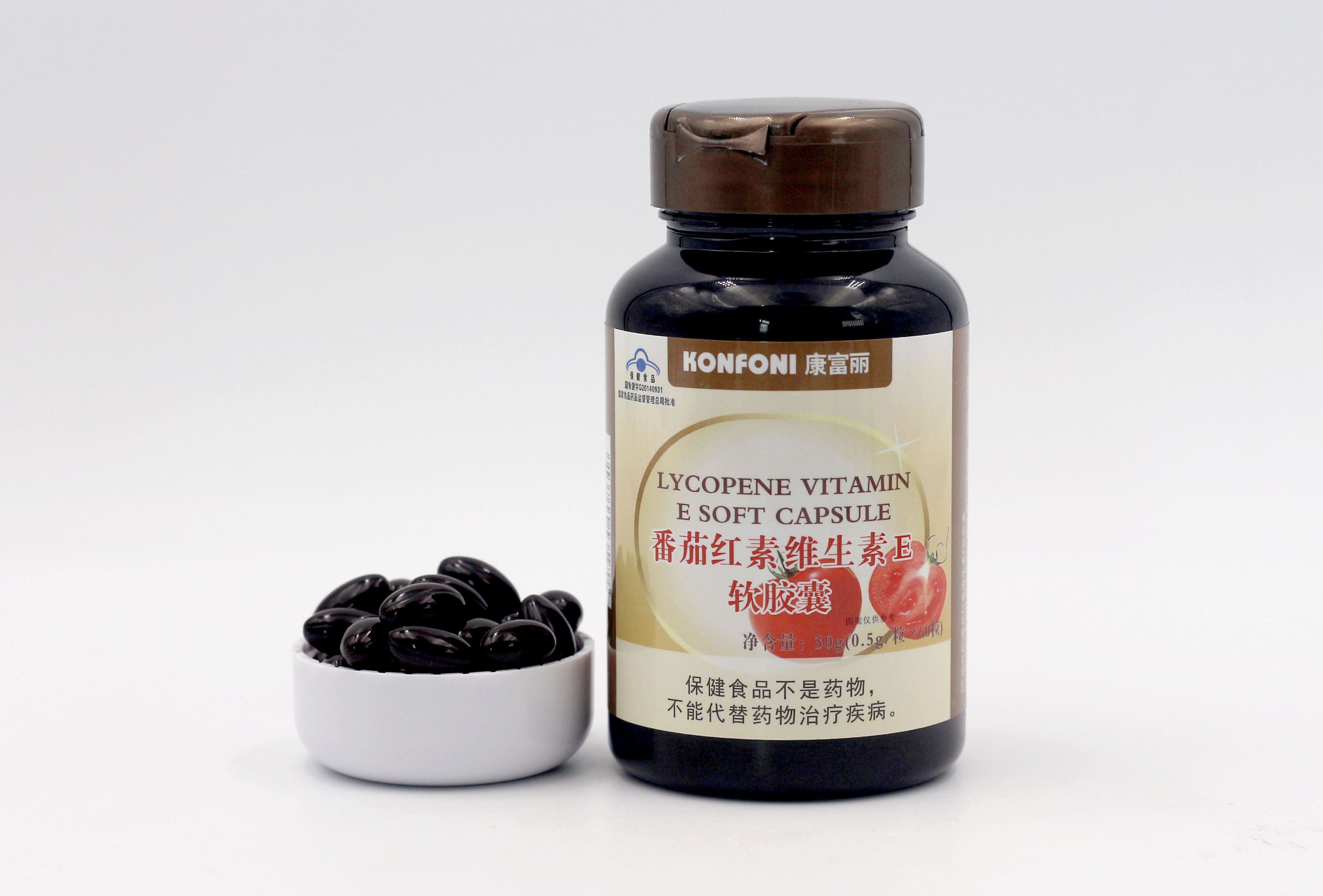 Natural antioxidant - Lycopene Vitamin E Soft Capsules