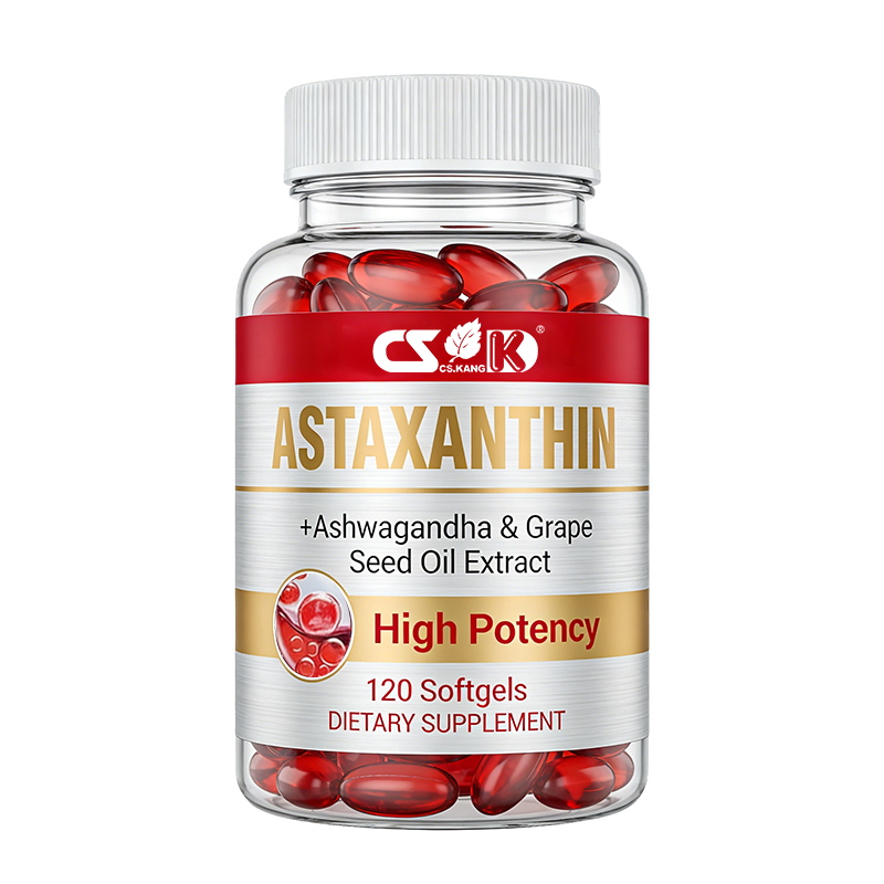 Astaxanthin Capsules With Grape Seed Oil